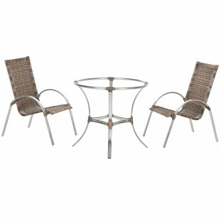 2 Cadeiras Garden + Mesa Alta 