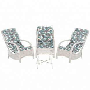 3 Poltronas Confort + Mesa Centro 