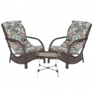 2 Poltronas Confort + Mesa de centro 