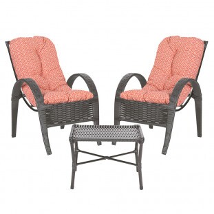 2 Cadeiras Napoly Plus + mesa de centro 