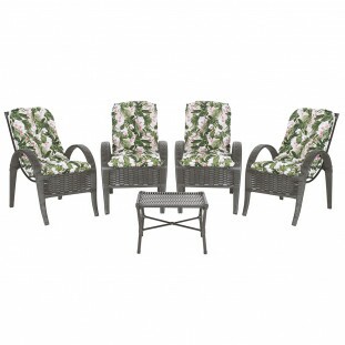 4 Cadeiras Napoly Plus + mesa de centro