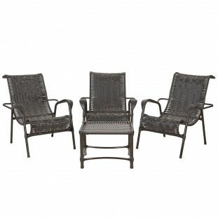 3 Cadeiras Águia + mesa de centro 
