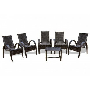 5 Cadeiras Napoly + mesa de centro 