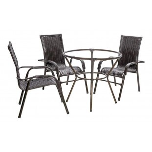 3 Cadeiras Bela + Mesa Alta 