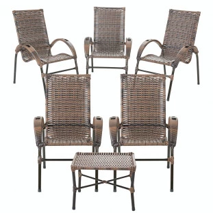 5 Cadeiras Cravo + Mesa de centro 