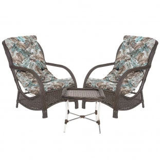2 Poltronas Confort + Mesa de centro 