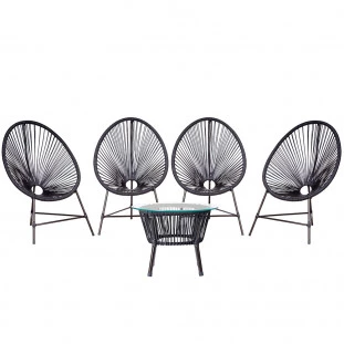 4 Cadeiras Bahamas com mesa 