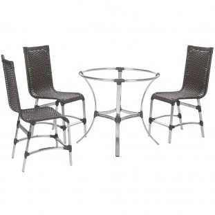 3 Cadeiras Sevilha + Mesa Alta 