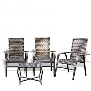3 Cadeiras Bela + mesa de centro 