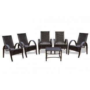 5 Cadeiras Napoly + mesa de centro 
