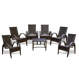 6 cadeiras Napoly + mesa de centro 