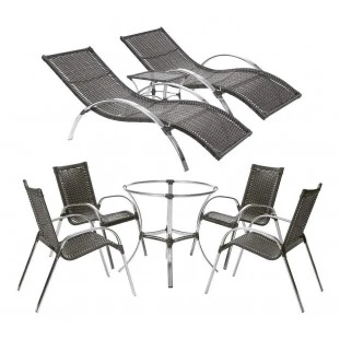 Combo Roma | Espreguiçadeira Roma + Mesa Colombia