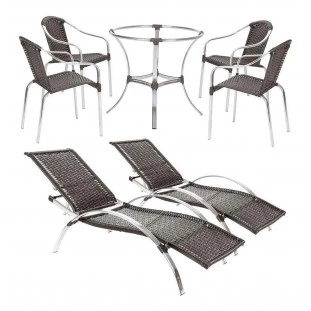 Combo Ipanema | Espreguiçadeira Ipanema + Mesa Pinheiro
