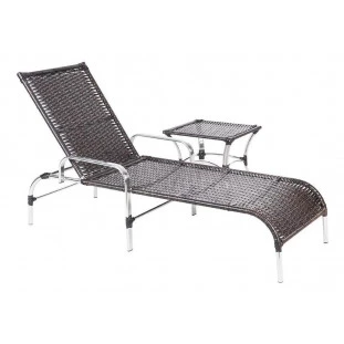 1 Espreguiçadeira Catar + Mesa de centro
