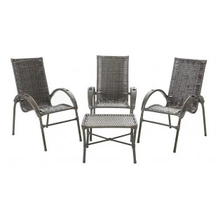 3 Cadeiras Cravo + Mesa de centro 